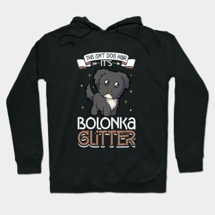 Bolonka glitter Hoodie